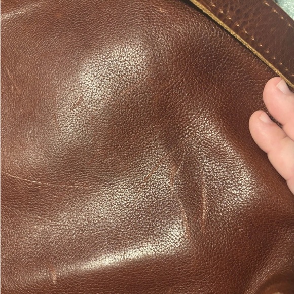 Portland Leather laptop backpack in color nutmeg - Picture 6 of 6